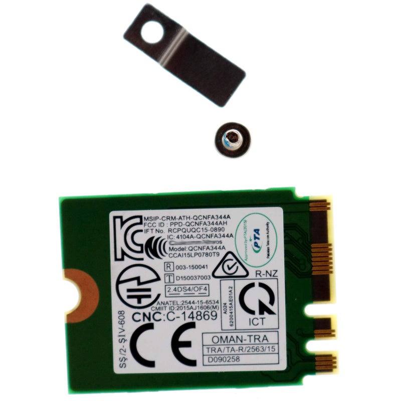 Deal4GO DW1820 802.11ac 867Mbps M.2 WLAN WiFi Adapter Wireless Card w/BT 4.1 for Dell Laptops Qualcomm QCNFA344A Windows 7/8/10 D4V21 0D4V21 - Image 2